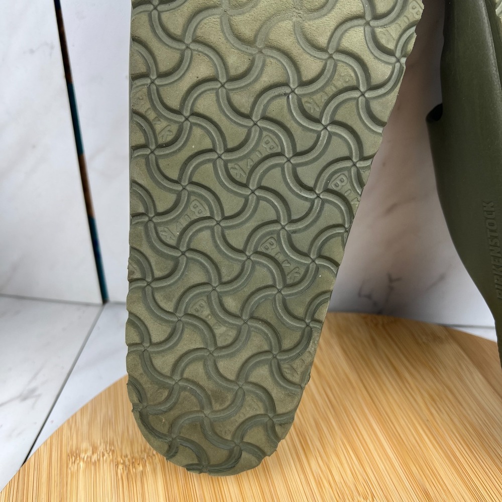 Birkenstock Arizona EVA Mens Size 9 [EU 42] Green Rubber Slides Sandals Shoes - Picture 7 of 10